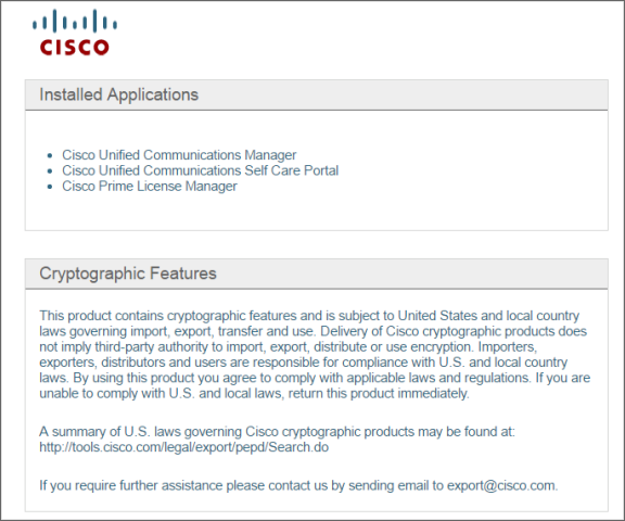 cisco cucm self care portal